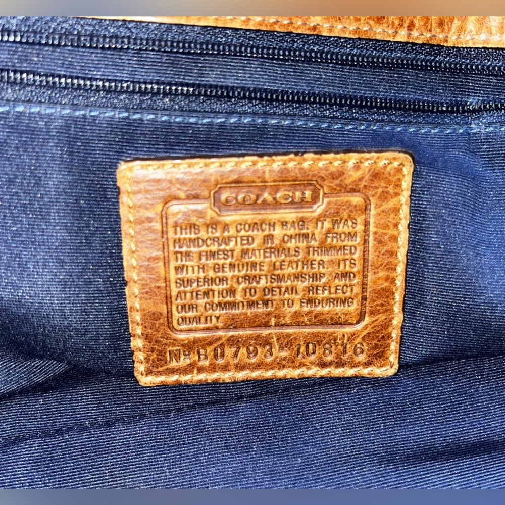 Coach Vintage Patchwork Leather Handbag - Picture 10 of 11